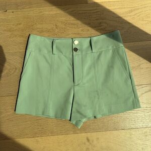 NWT! Alice + Olivia Mint Green High-Waist Tailored Shorts